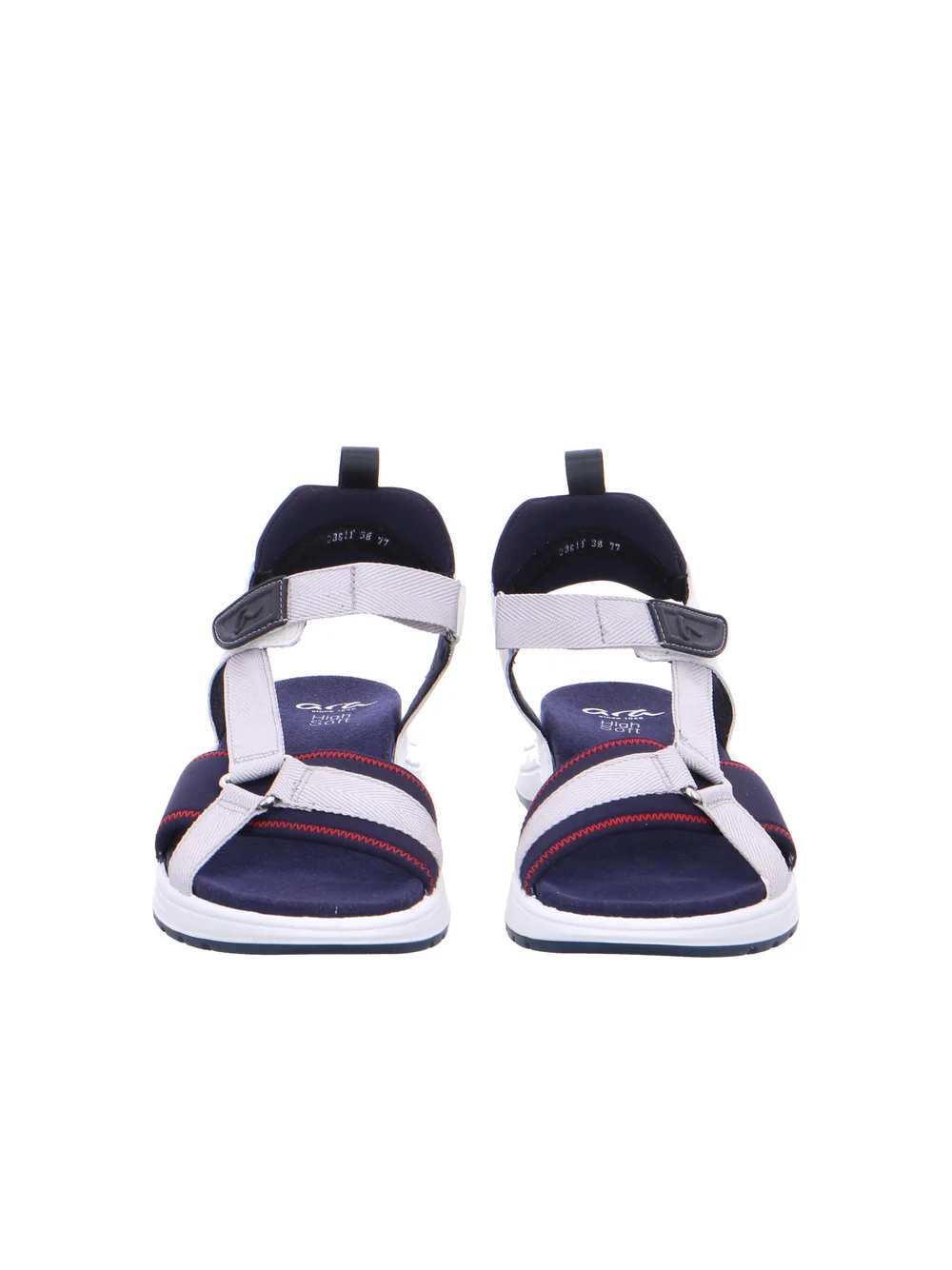 Sandale Panama blau weiß