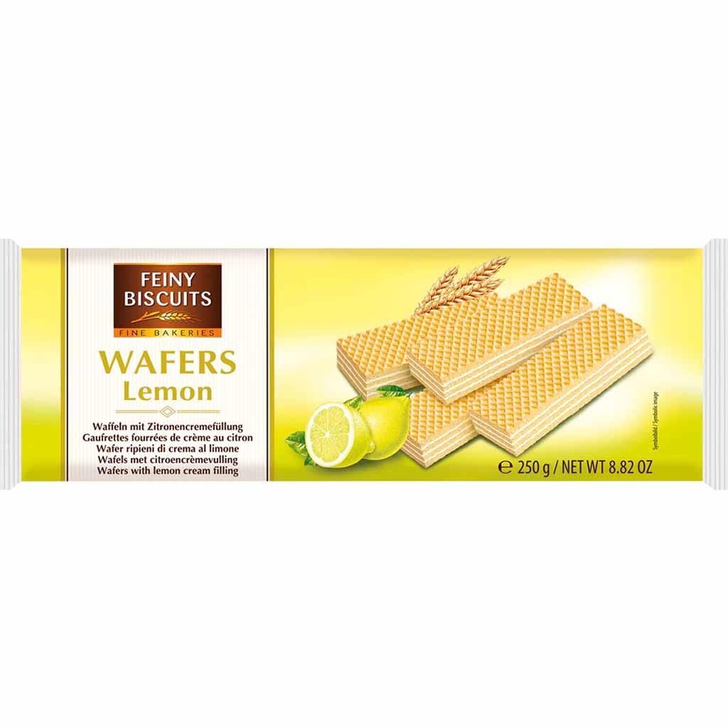 Feiny Biscuits Waffeln Zitrone 250g MHD:25.10.25