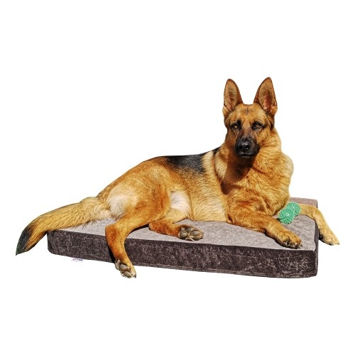 Cama ortopédica Breathair para cães, marrom