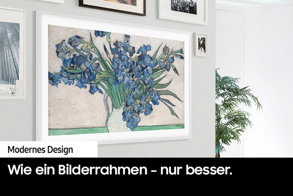 Samsung QLED-Fernseher »GQ43LS03DAU« 108 cm/43 ″ Smart-TV The Frame, Mattes Display, Art Mode, Austauschbare Rahmen, Dolby Atmos
