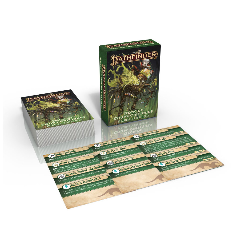 Pathfinder 2 - Deck de Coups Critiques