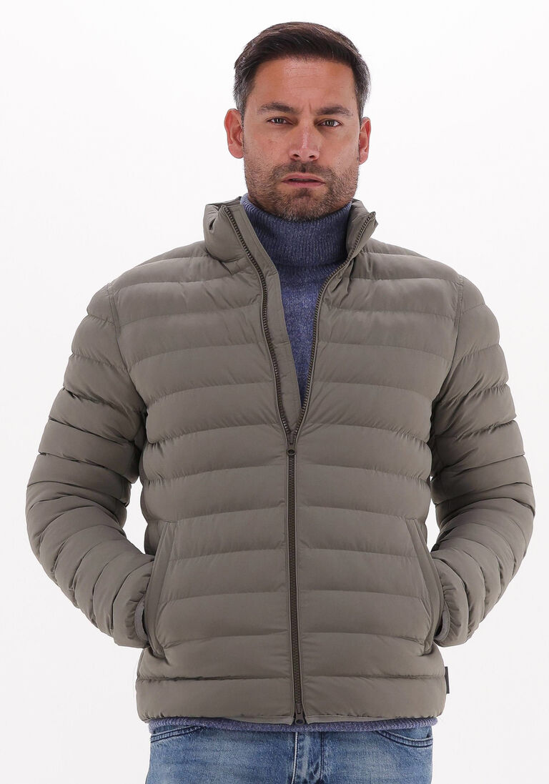 PROFUOMO beige profuomo gewatteerde jas outerw lt weight bomber