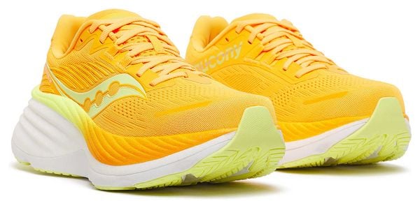Chaussures Running Saucony Hurricane 24 Jaune/Blanc Femme