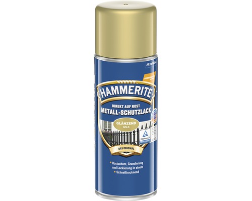 HAMMERITE Metaalbeschermende Verf Glanzend Goud 400 ml