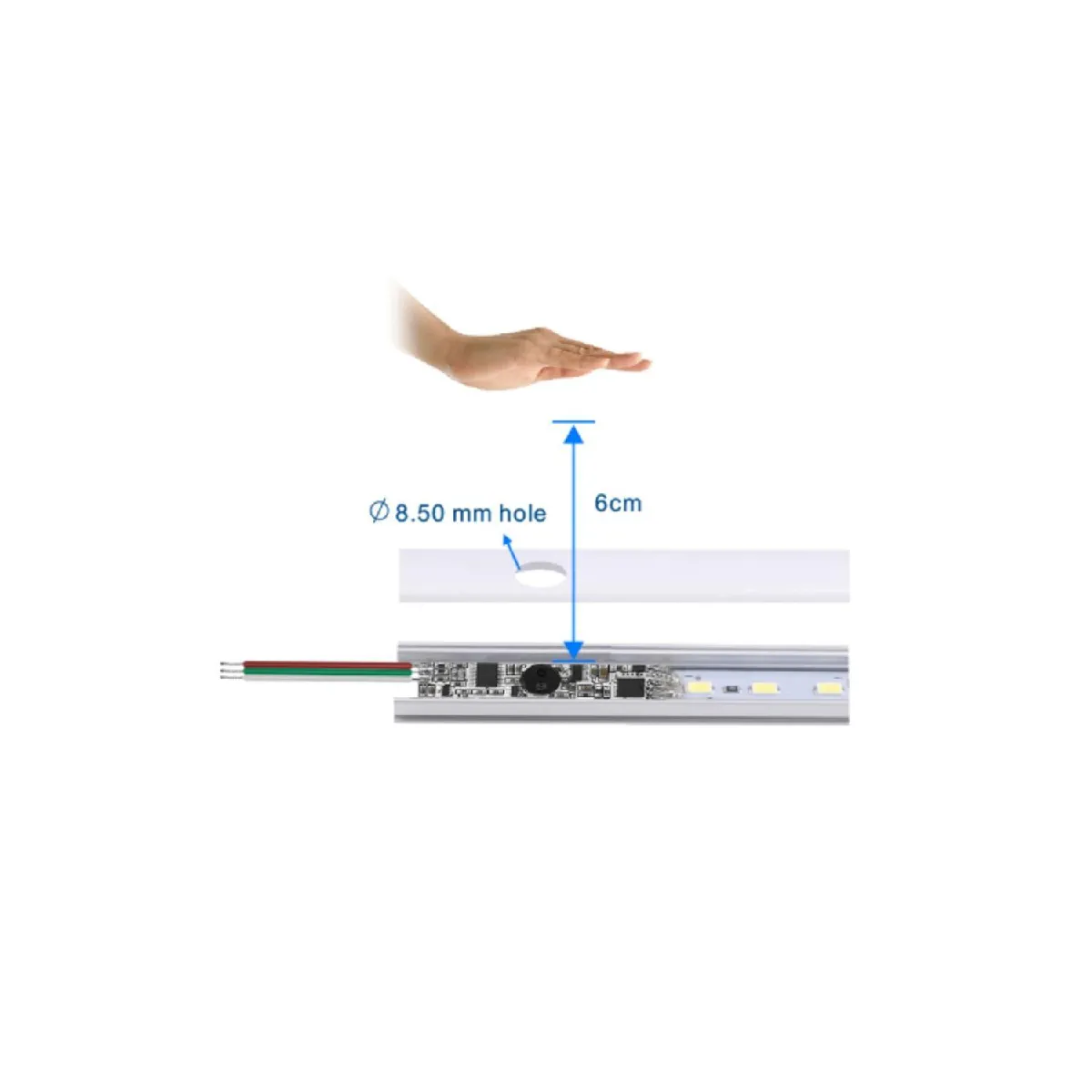Ledkia Mini Interrupteur Sans Contact