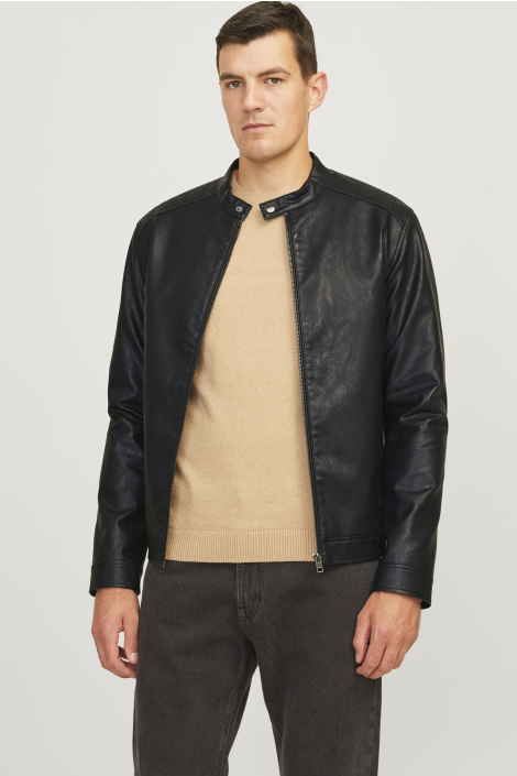 JJ Rebel zwarte heren jas