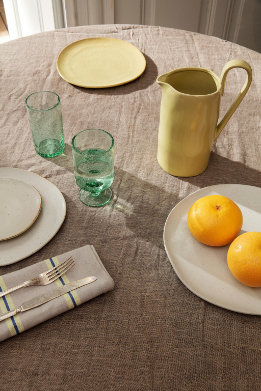 Ferm Living Oli champagneglas recycled clear