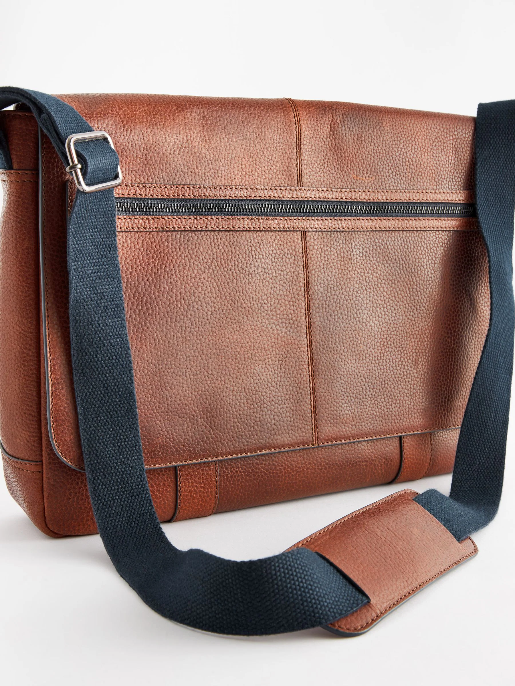 Lichtbruin - Messenger-tas