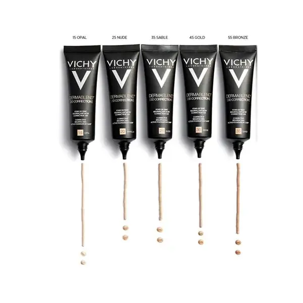 Base Corretiva e Rejuvenescedora Vichy Dermablend 3D nº 55 Bronze 30ml