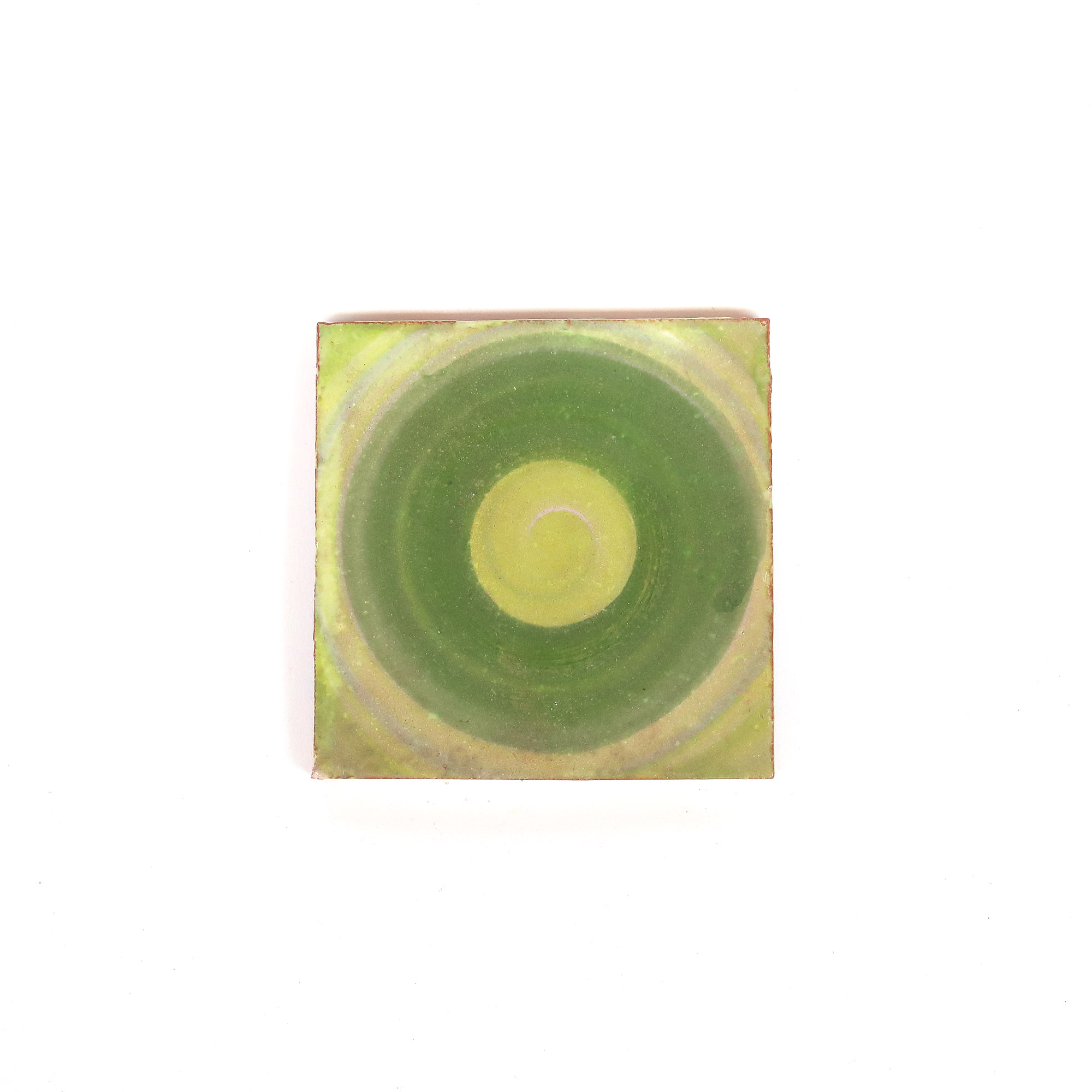 Handglasierte Kachel 'Rond', L 10 cm, B 10 cm von fischer's lagerhaus