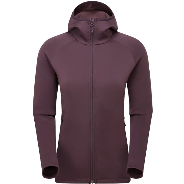 Veste polaire randonnée MONTANE FURY HOODIE W MULBERRY
