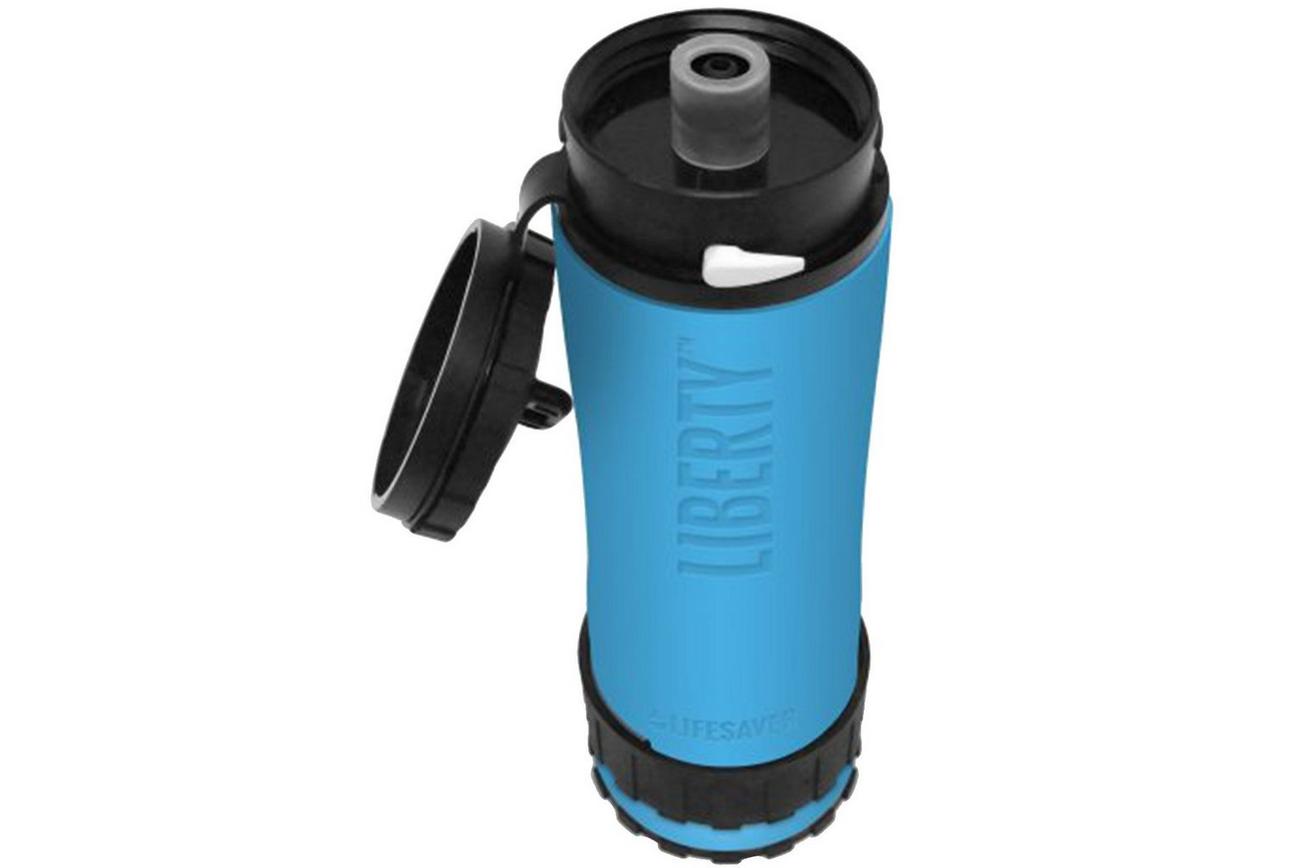 LifeSaver Liberty™ waterfles met filter, blauw