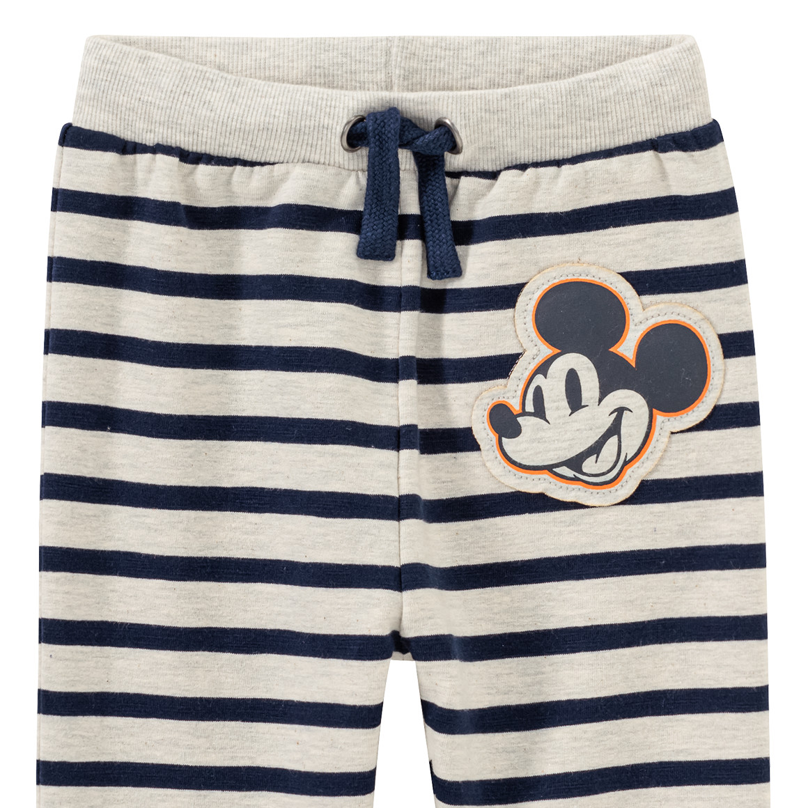 Topomini Micky Maus Jogginghose mit Tunnelzug cremeweiss / dunkelblau