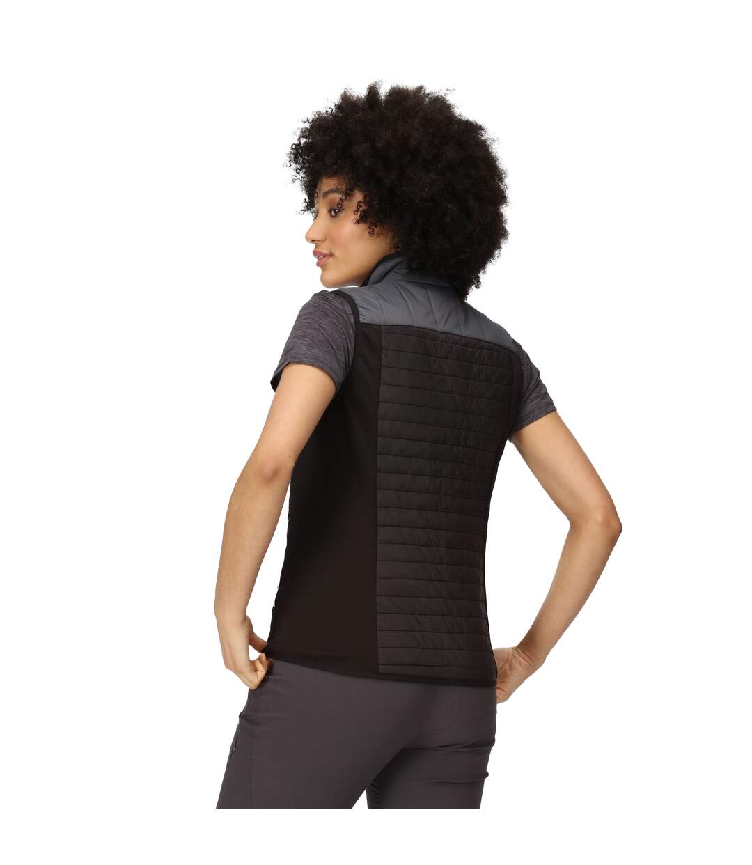 Regatta - Veste sans manches TRUTTON - Femme (Gris phoque / Noir) - UTRG9442