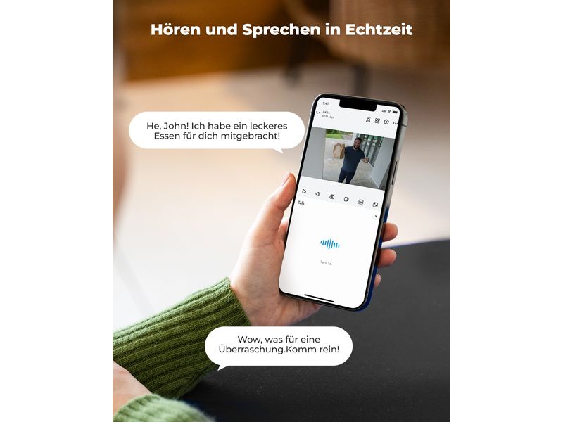Reolink Netzwerkkamera P437 4K / PoE / 5xZoom Atemberaubende 4K-Videos, Tag & Nacht