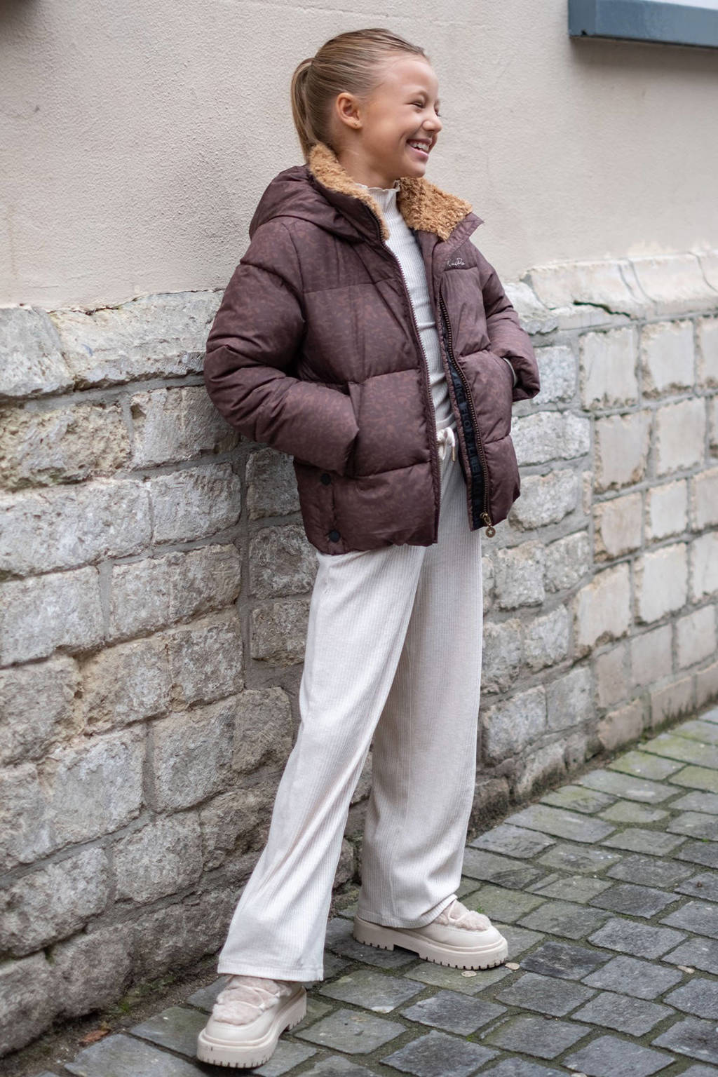 Like Flo loose casual broek ecru