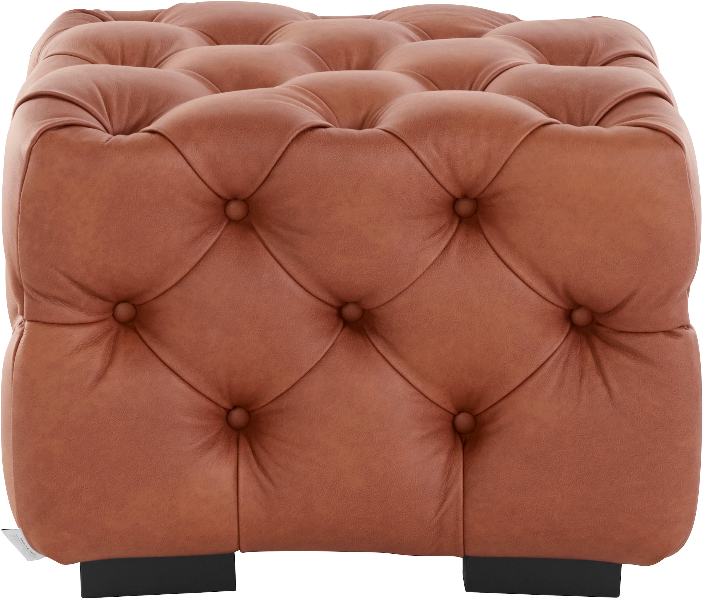 Home affaire Polsterhocker »Kalina« mit klassischer Chesterfield-Knopfheftung, passend zur  Serie 