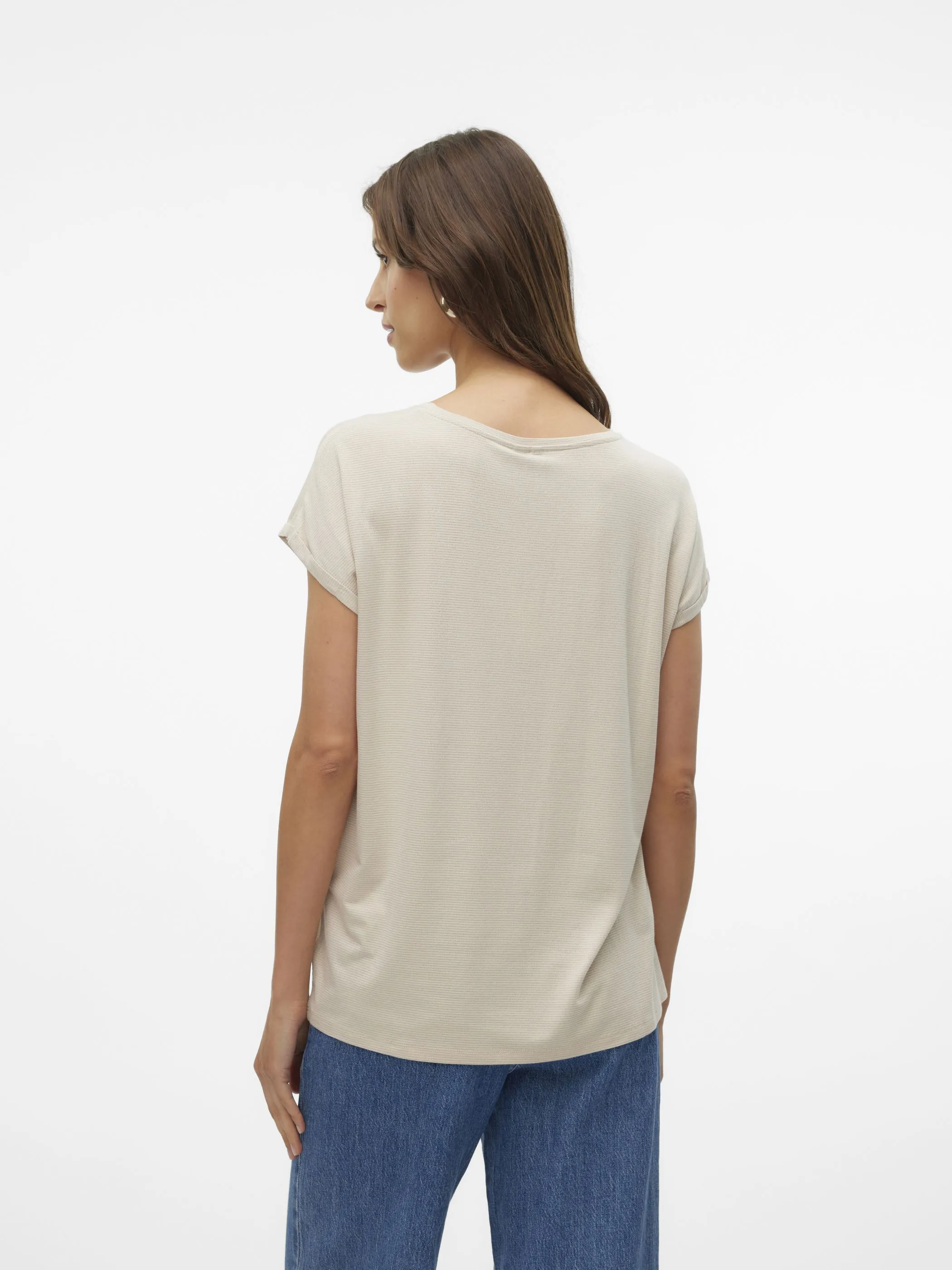 Vero ModaVMLAVA PLAIN SS TOP L Shirt