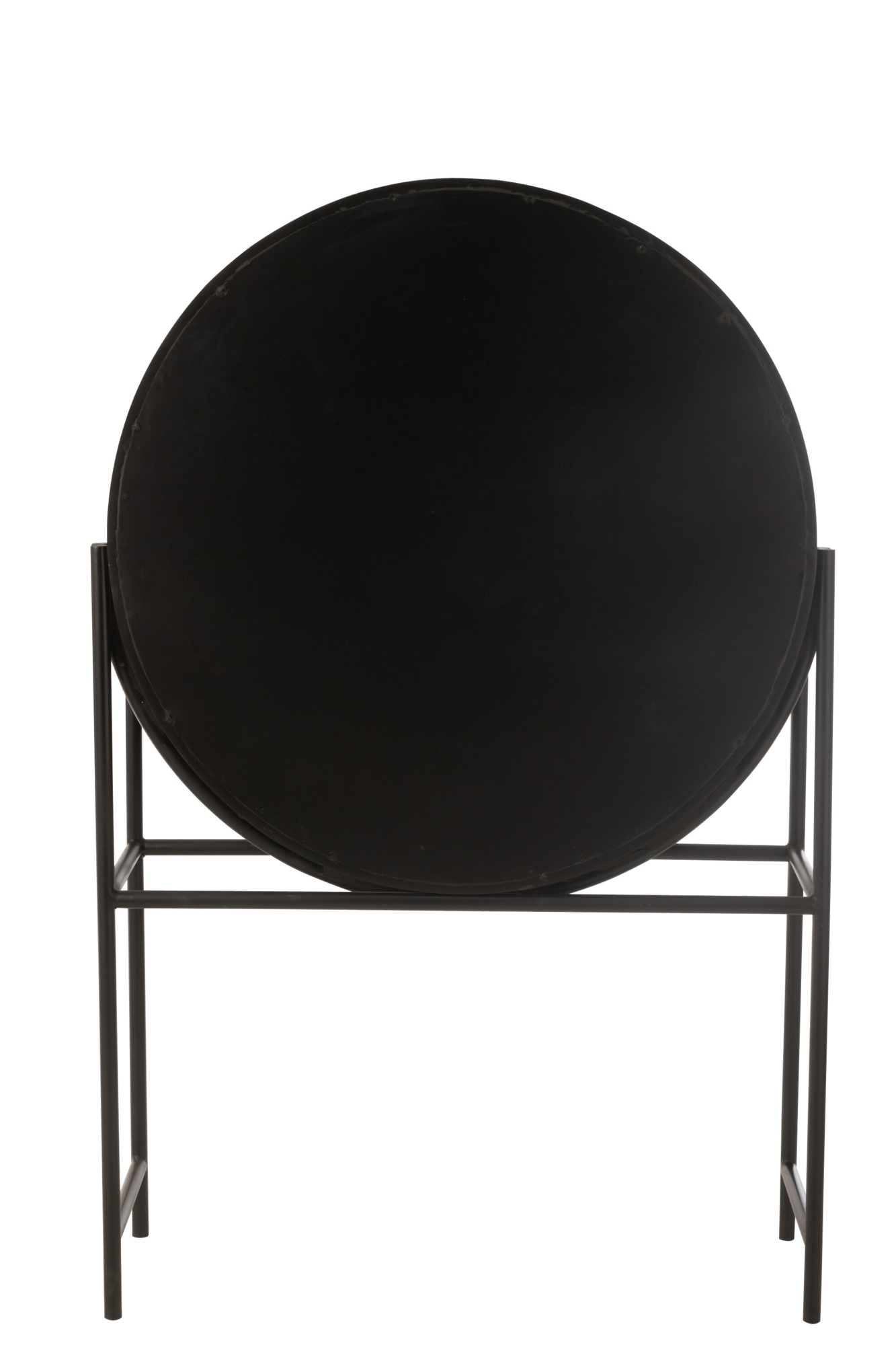 Wandkast Shanil Rond bruin/zwart