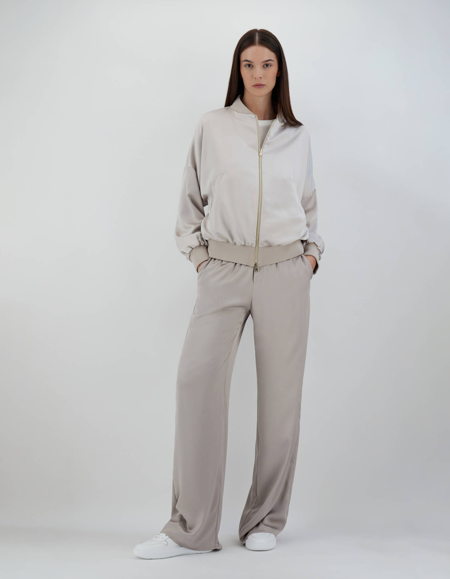 Herno| Damen Bomberjacke LUXURY SATIN Boxy Fit