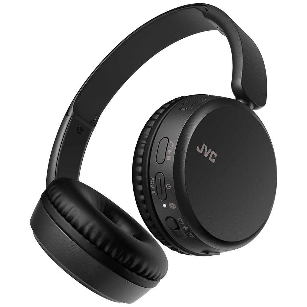 JVC Kabellose Bluetooth-On-Ear-Kopfhörer Schwarz