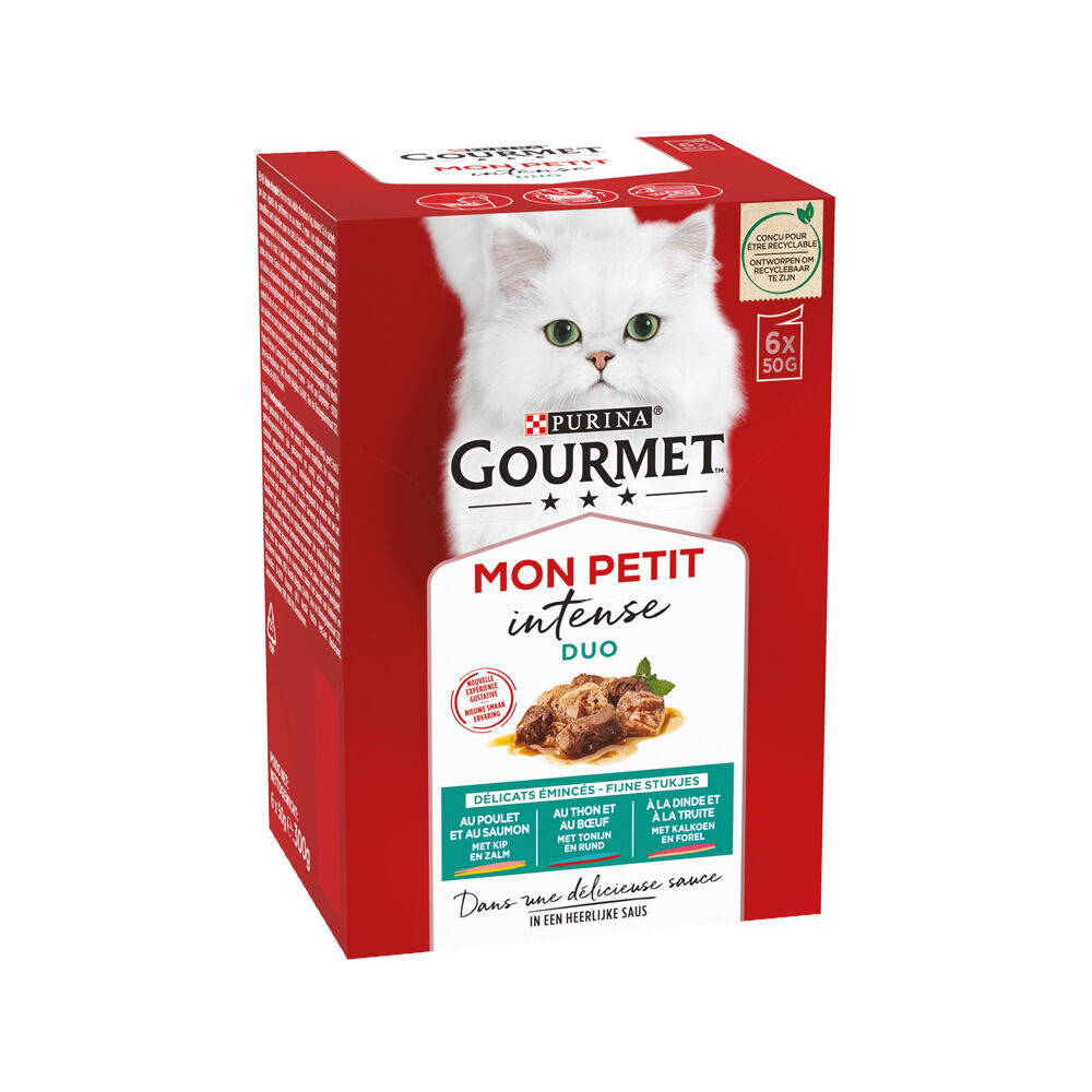 Gourmet Mon Petit DUO Kattenvoer - Maaltijdzakjes