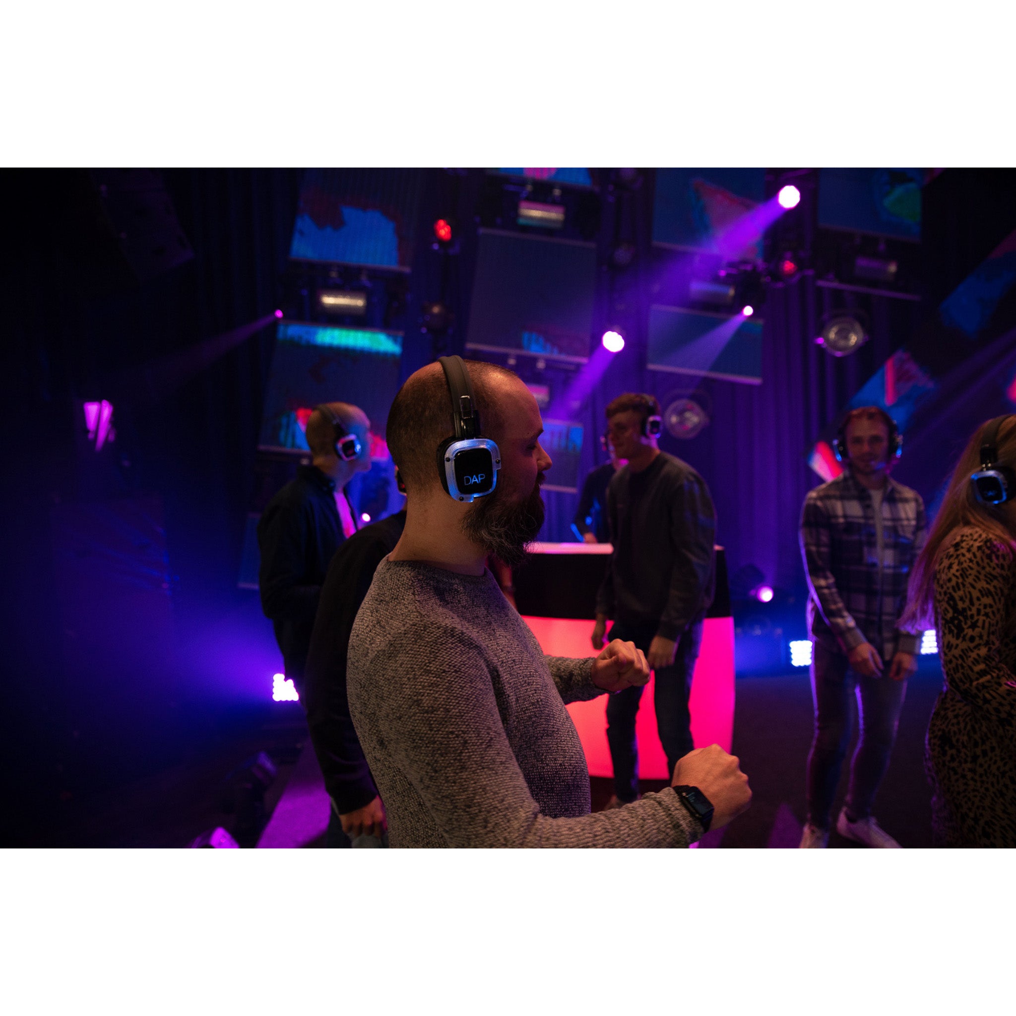 DAP silent disco hoofdtelefoon