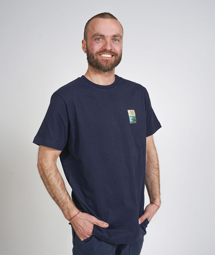 ELSK BAGSØ PCH MEN'S BRUSHED T-SHIRT Dark navy