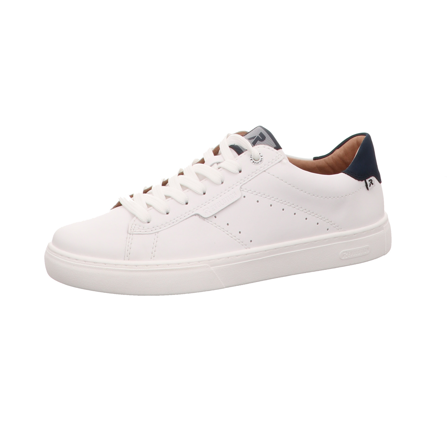 Rieker Schnürhalbschuh weiss/weiss kombi
