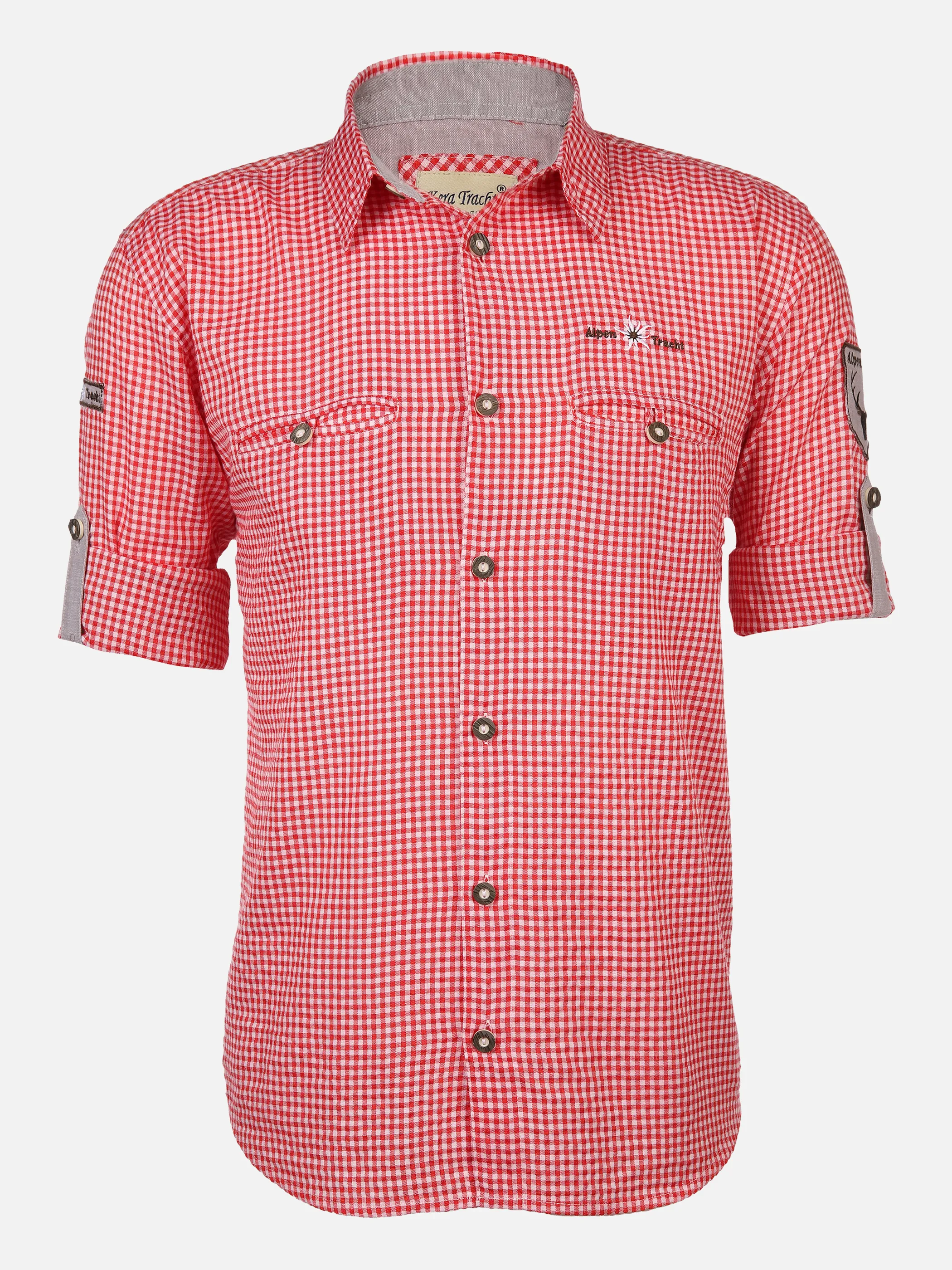 Herren Trachtenhemd im Karo-Look