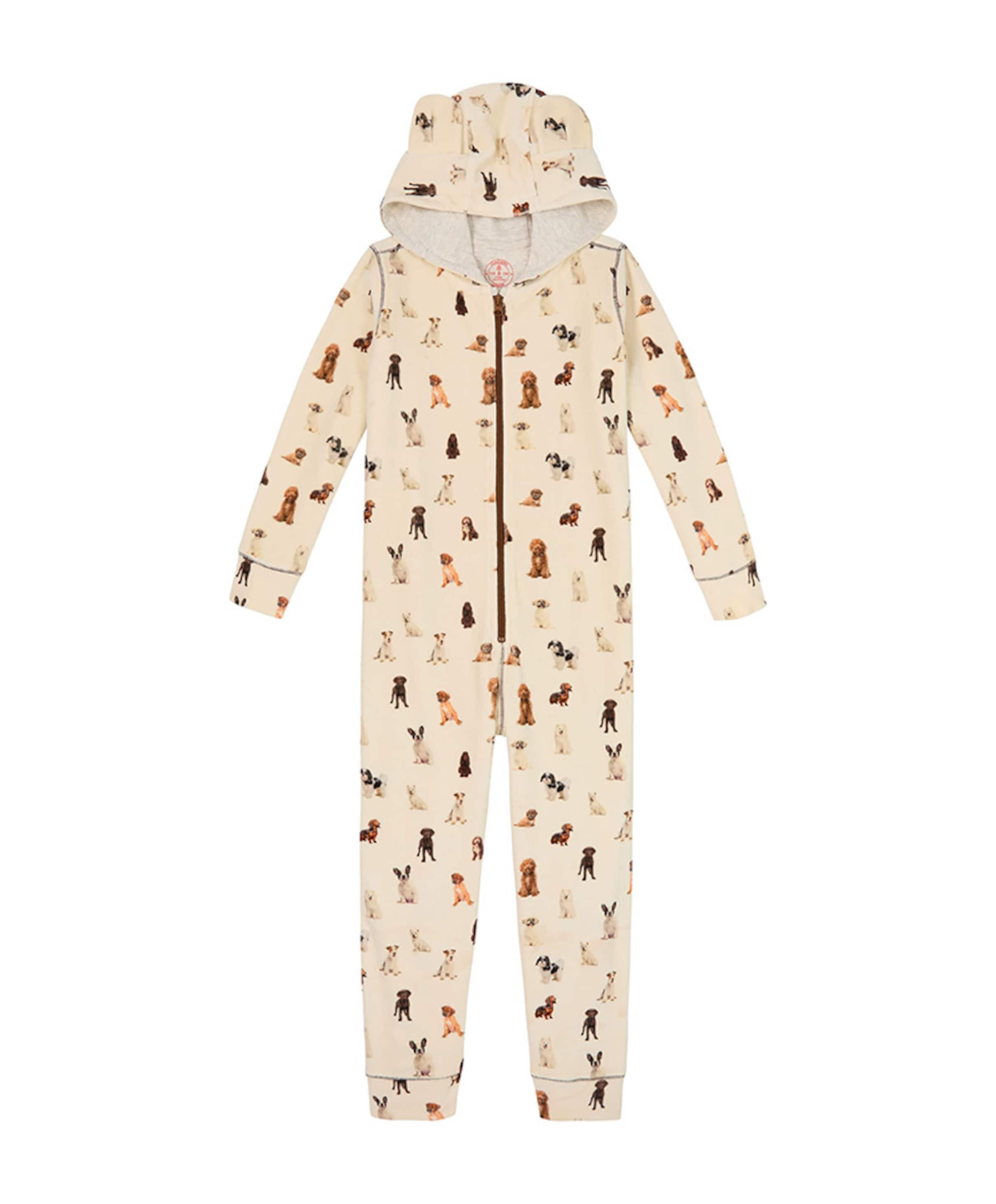 Claesens Uniseks pyjamaset  ecru