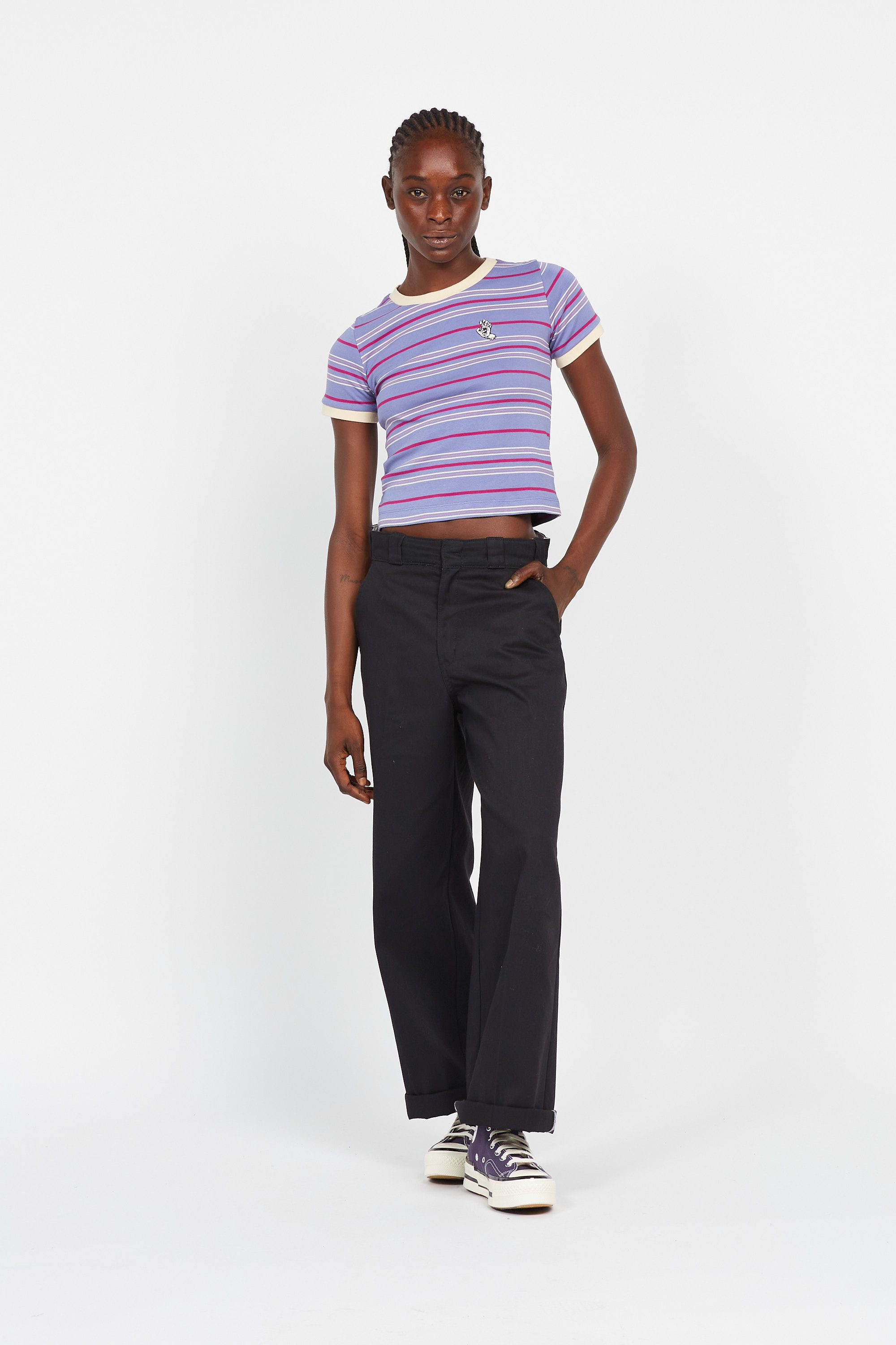 SANTA CRUZ T-SHIRT Mini Mono Hand Ringer Bleu