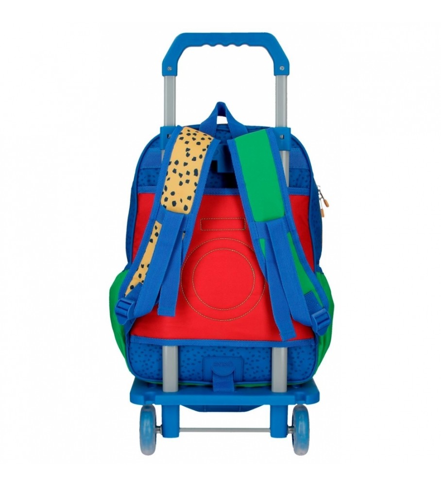 Enso Mochila Escolar EnsoJungle Club con carro multicolor