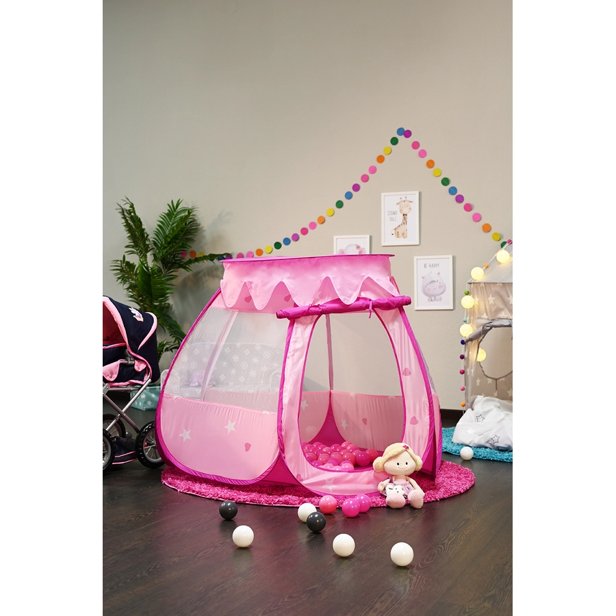 knorr toys® Spielzelt Bella mit 100 Bällen, pink