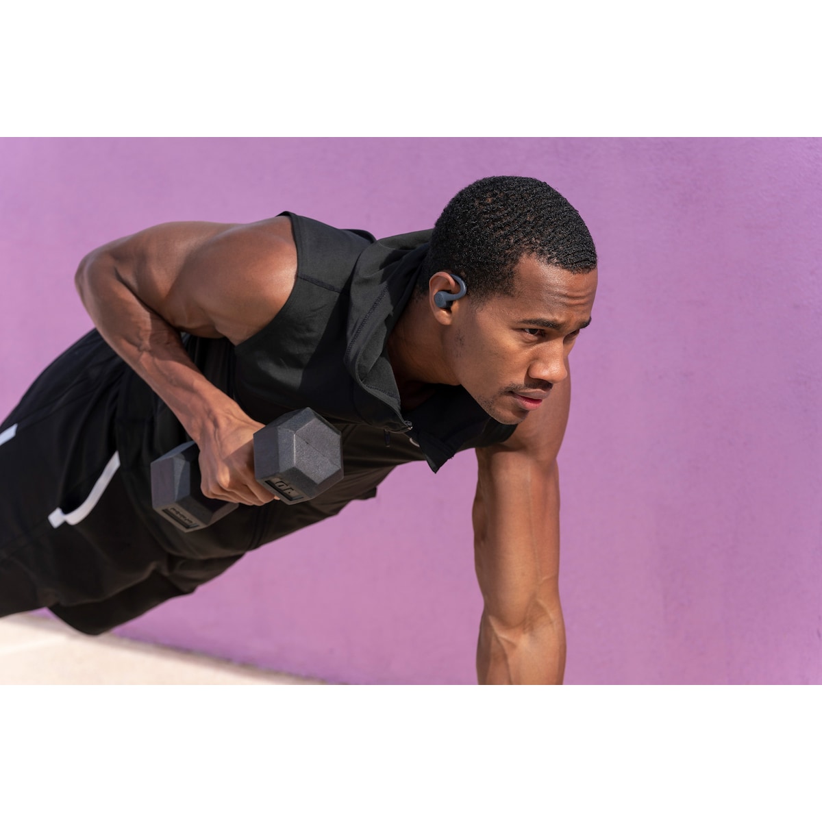 JLab Go Air Sport helt trådløse in-ear hodetelefoner (grafitt)