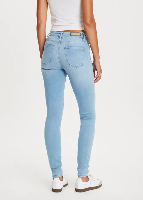 Rose mid rise skinny jeans blauw (BLW.USL)