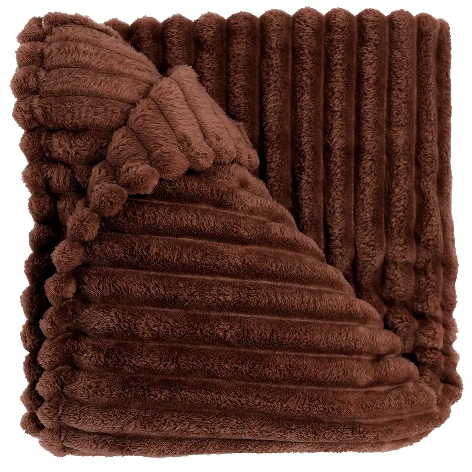 Unique Living - Plaid Lex 150x200cm - Rocky Brown