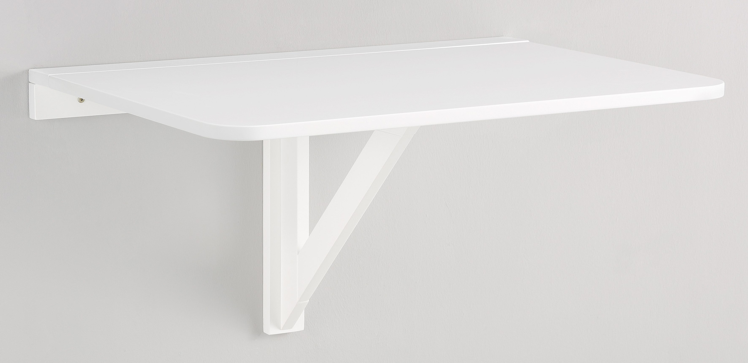 Home affaire Klapptisch »Trend« aus weiss lackiertem MDF Holz, platzsparend, Tischplattenstärke 1,8 cm