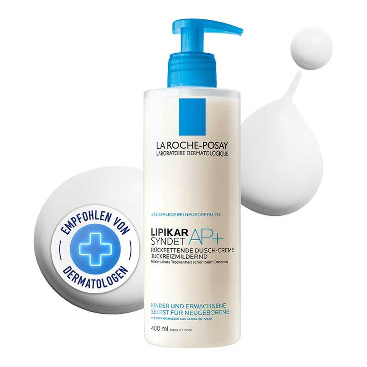 La Roche-Posay Lipikar Syndet AP+ Reinigungs-Cremegel, 400 ml