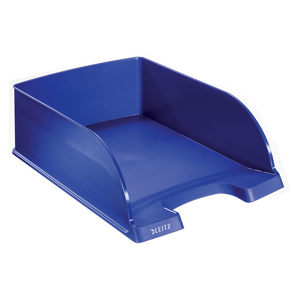 4 bacs à courrier Jumbo Portrait classique Leitz Plus coloris bleu