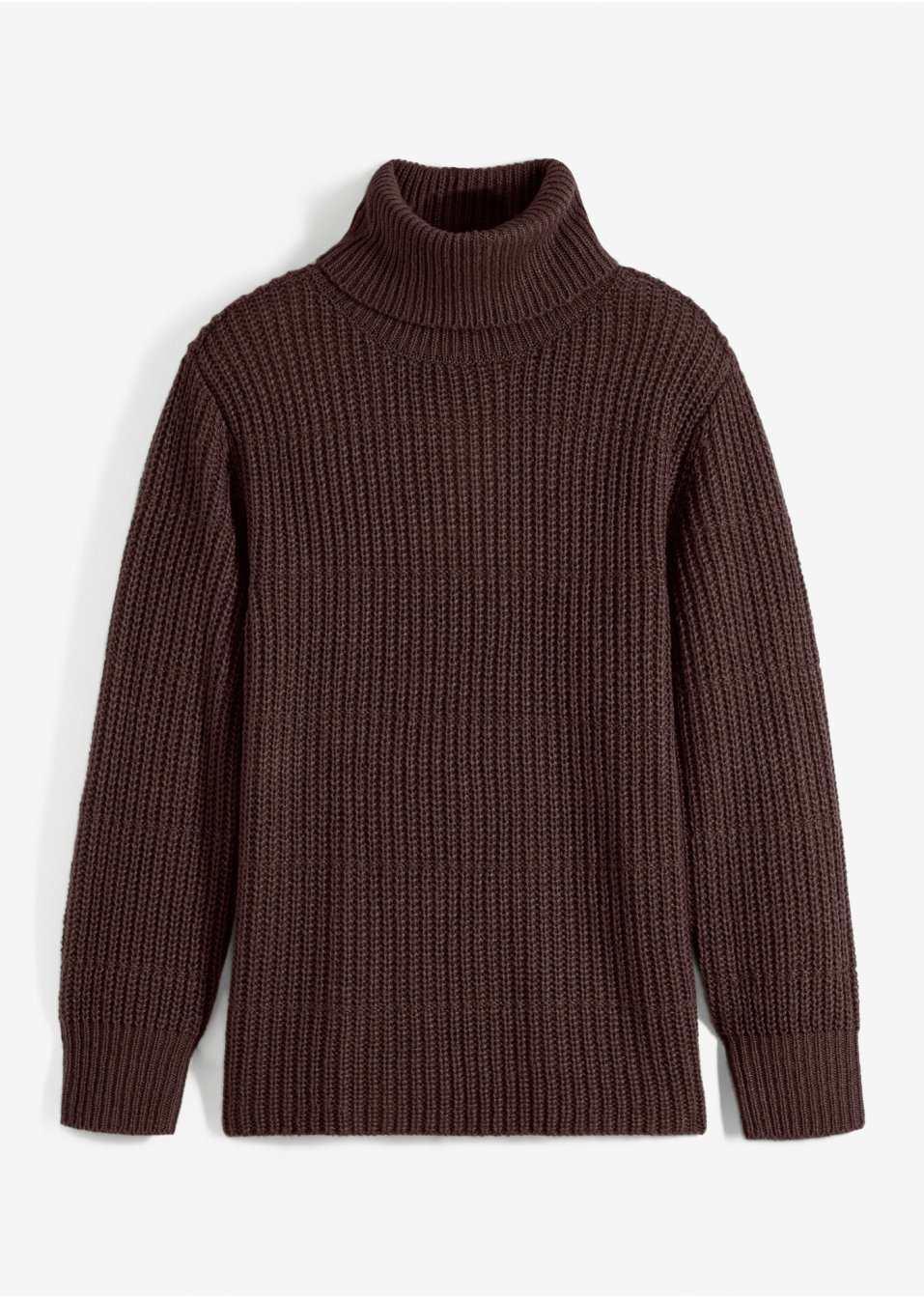 Pull en maille à col roulé