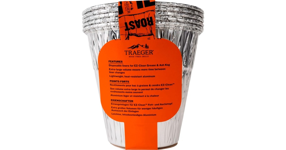 TraegerInzetstuk voor vet- en aslade BAC608 container  (Aluminium, 5 stuks, Aluminium)