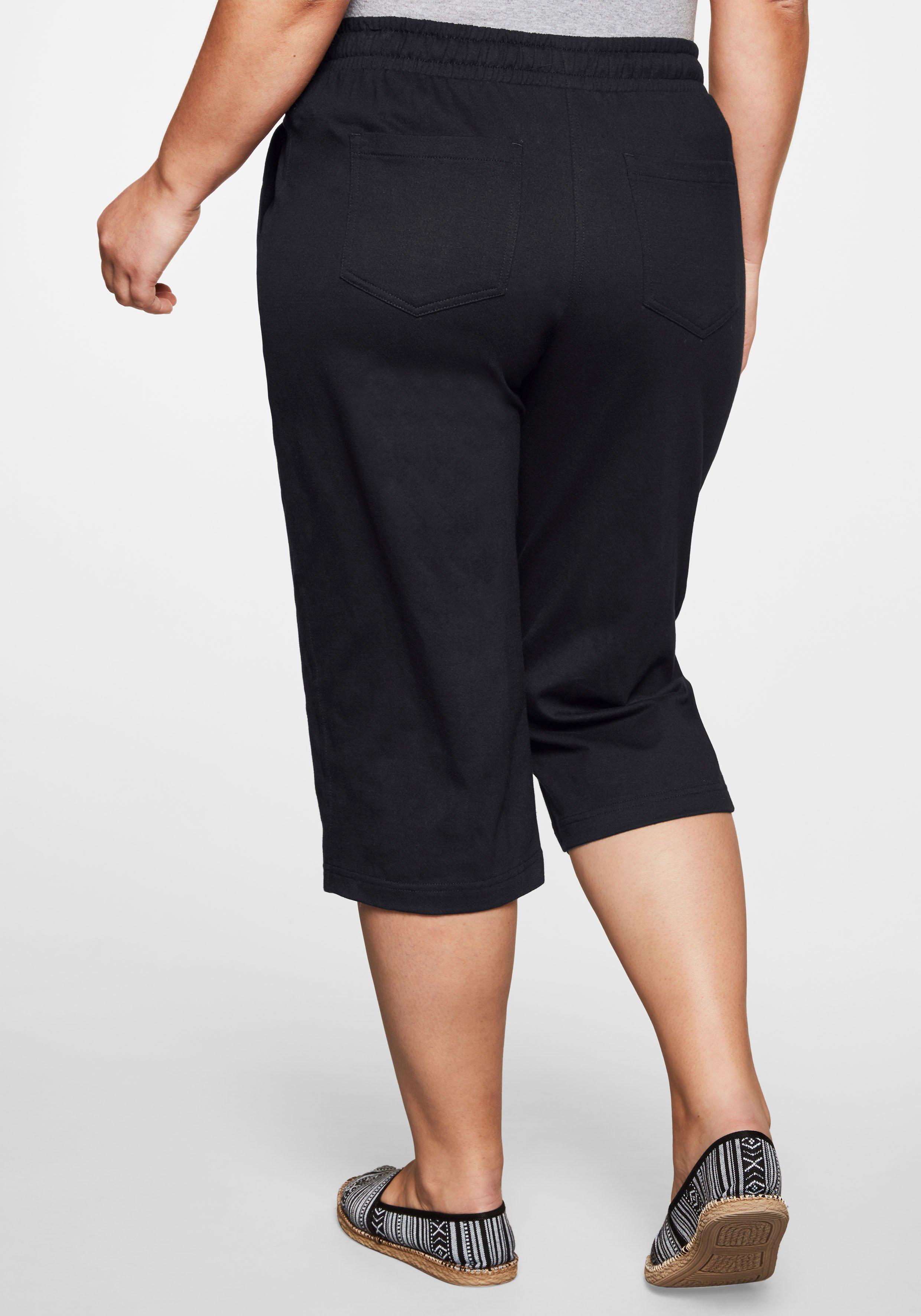 3/4-Hose mit Schlupfbund, aus Jersey
