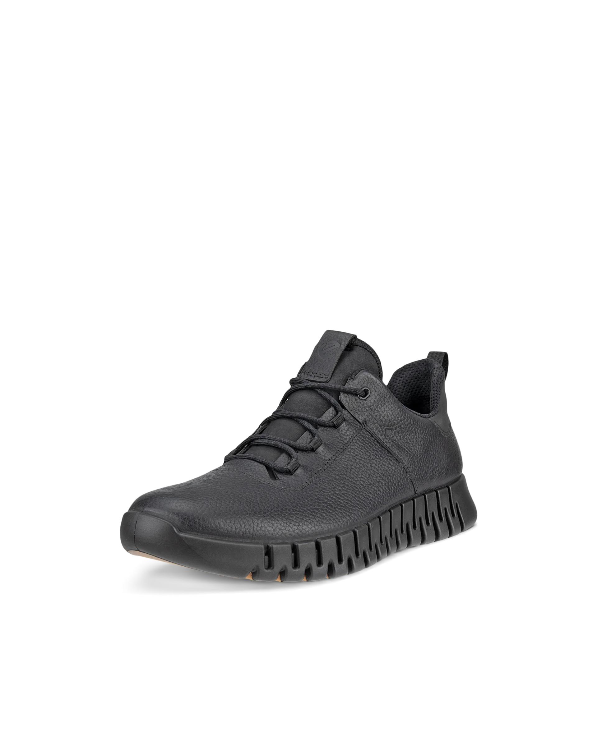 ECCO GRUUV M Herren Ledersneaker mit Gore-Tex Schwarz