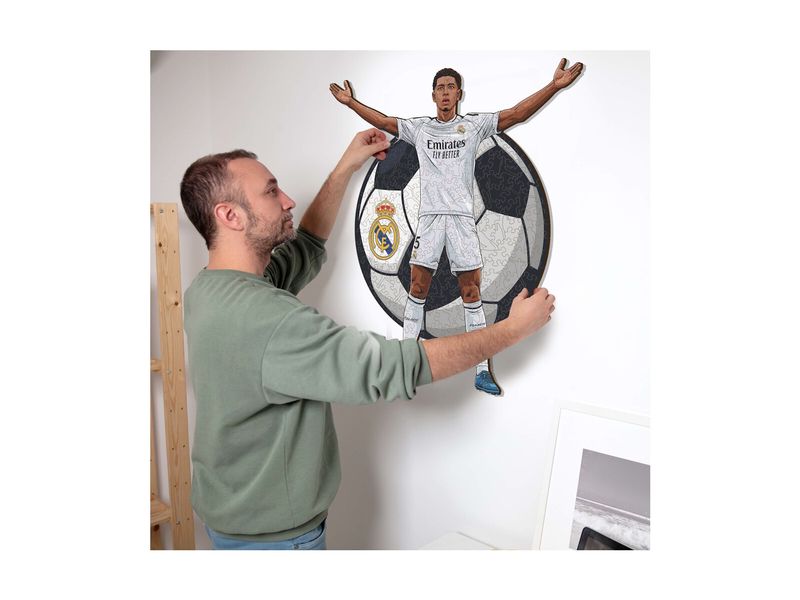 Iconic Puzzle Jude Bellingham – Real Madrid Lizenziertes Holzpuzzle, Grösse M