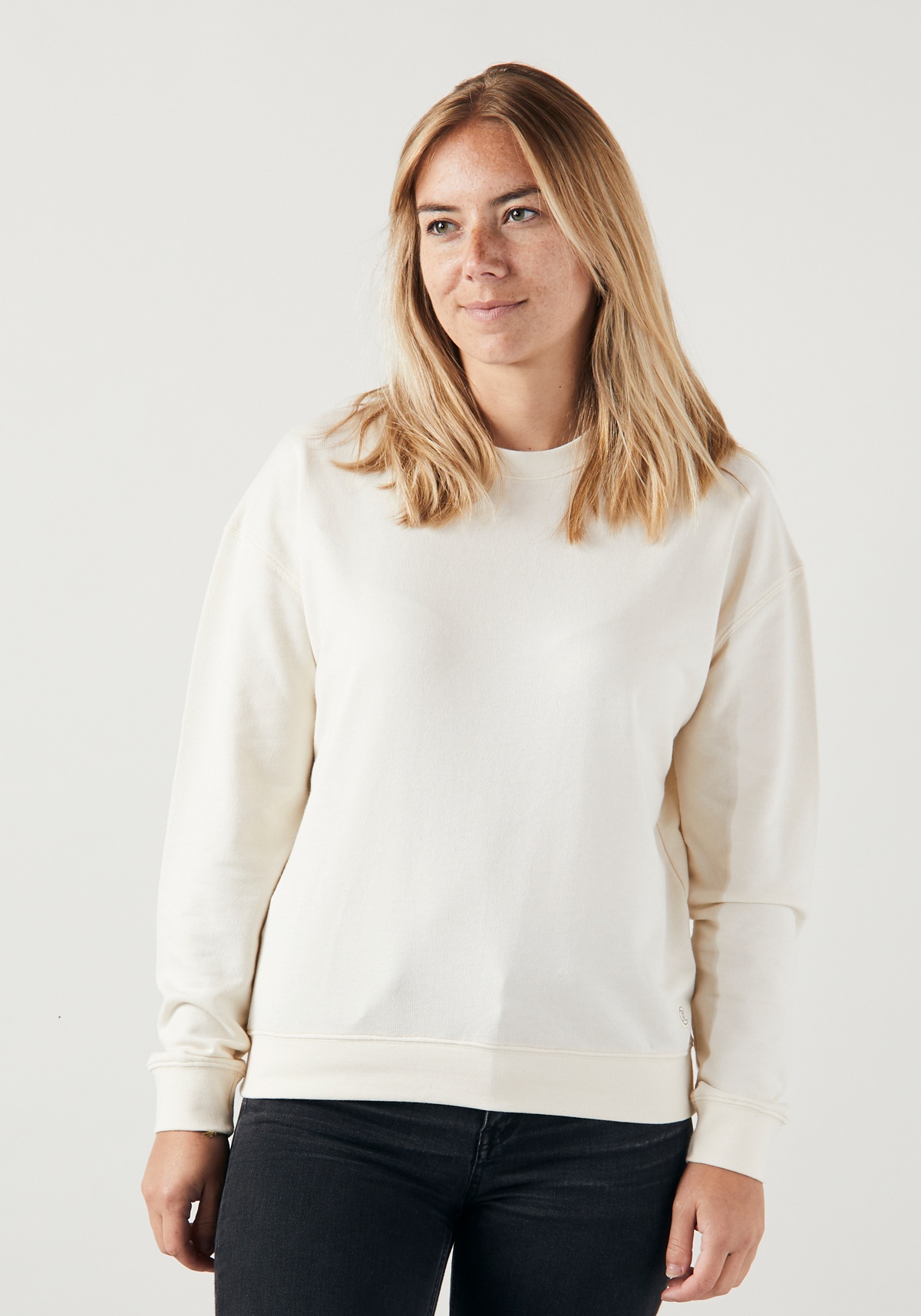 WE ARE ZRCL Damen-Sweater Basic Natural