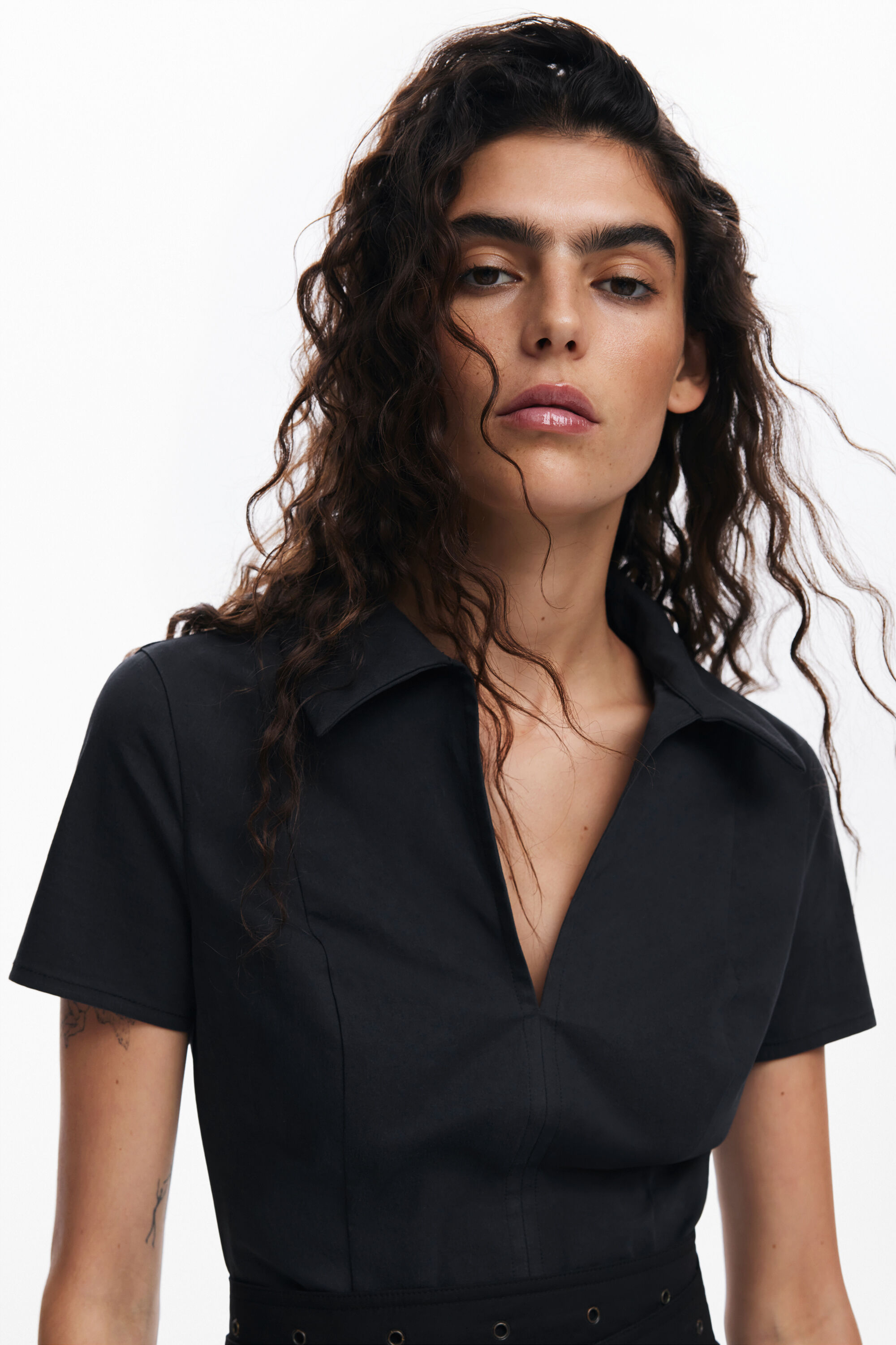 vestido de saia plissada