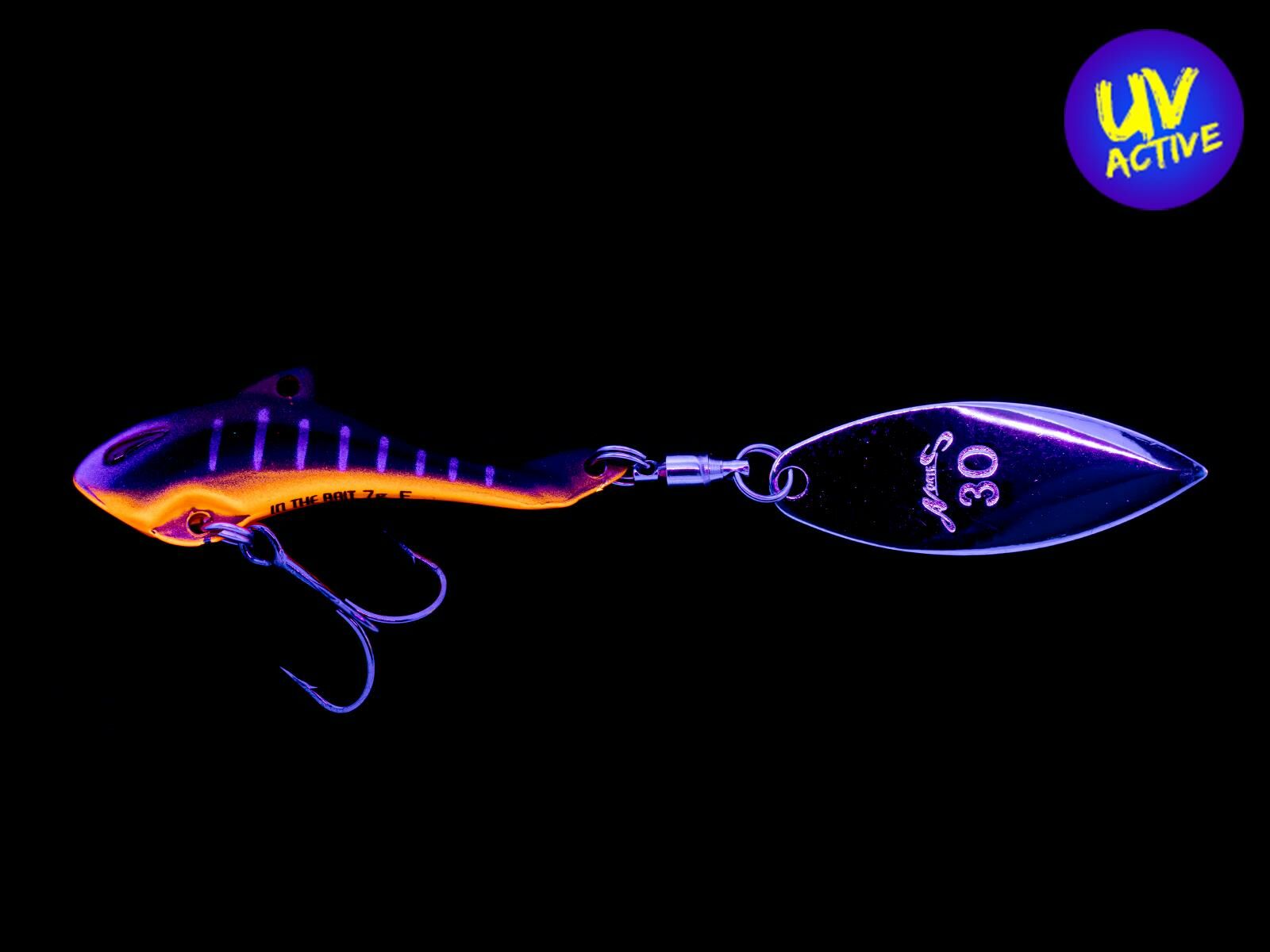7g In The Bait Bass (BR-41M) Mat Black Tiger(Nories)