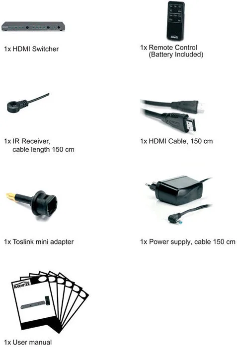 Marmitek Connect 621 UHD 2.0 Commutateurs, switch et sélecteurs