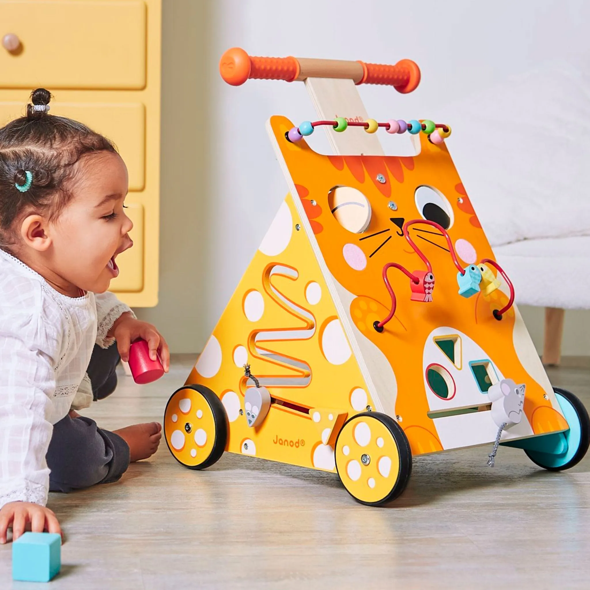 Janod Chariot Multi-Activités Chat